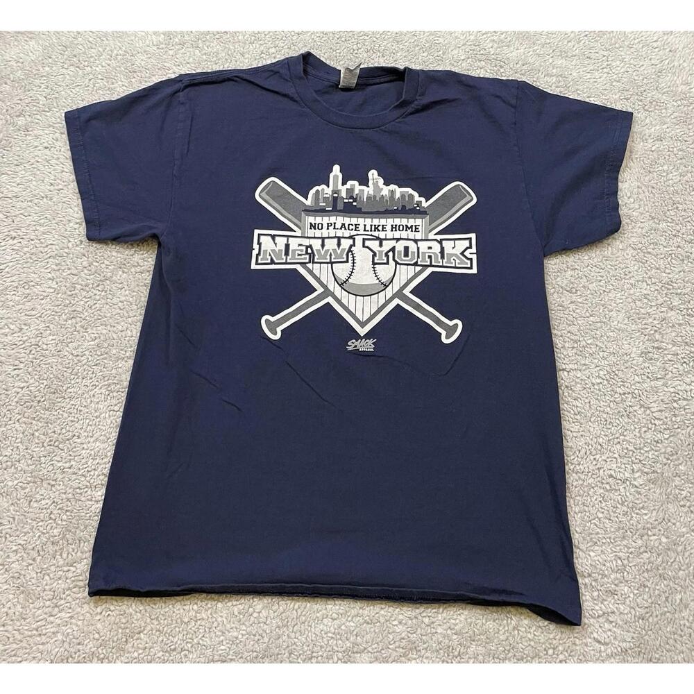 No Place Like Home T-Shirt for New York Baseball Yankees , Mets Size Large